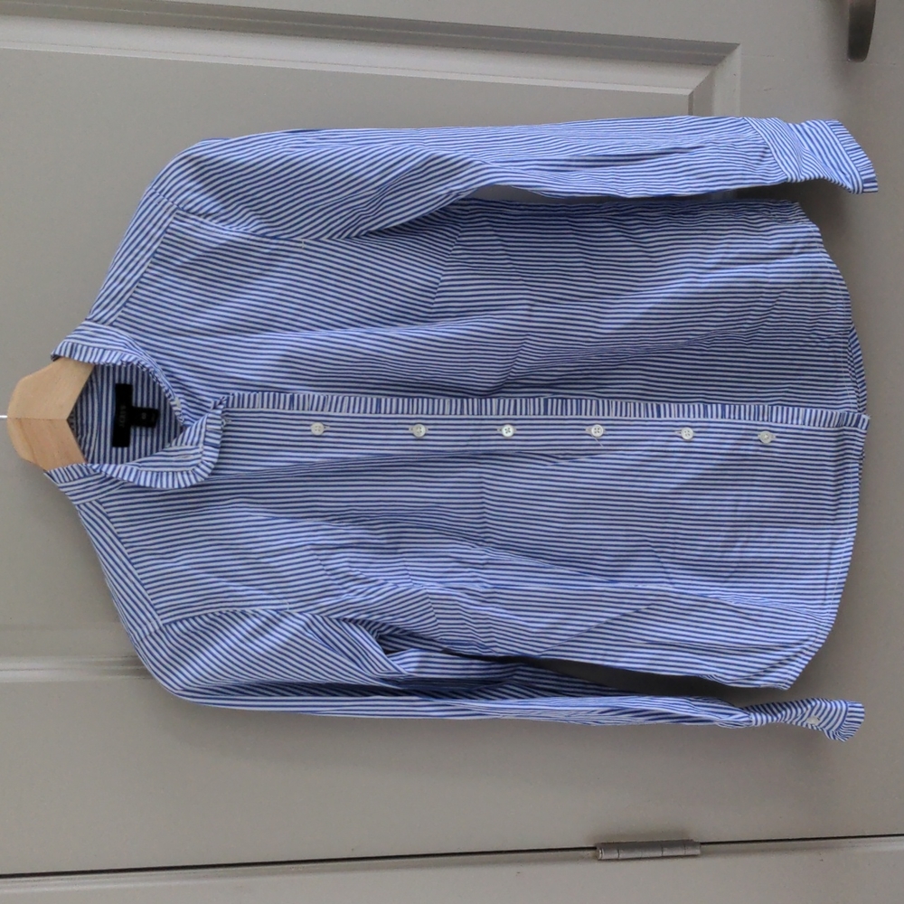 Jcrew button up shirt ruffle detail xxs 00